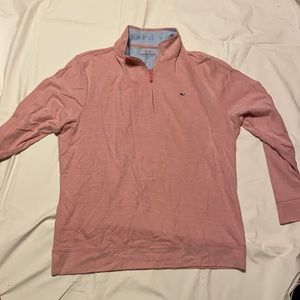 Pink Vineyard Vines Quarter Zip